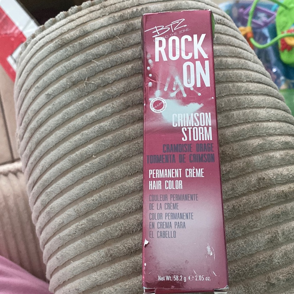 Btz rock on crimson storm hair color